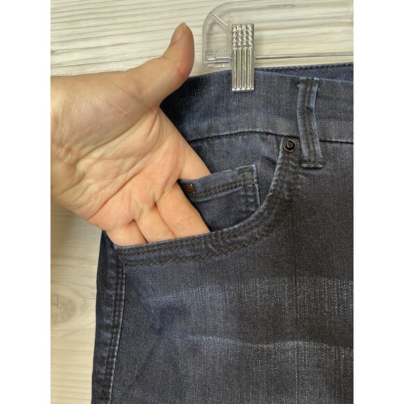 Melissa McCarthy Seven7 Jeans Womens 18 Dark Wash Blue Bootcut Stretch Plus - Picture 3 of 12